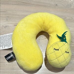 Conair Kids Yellow Pineapple Travel Neck Pillow
